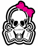 Sassy lashes and a big pink bow tops off the perfect mount of cute in this 3" cutie skull sticker. Weather/UV resistant vinyl that maintains appearance.
