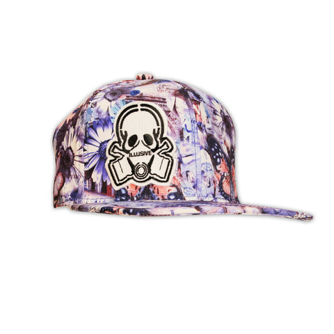 BLU BUTTERFLY SNAPBACK HAT